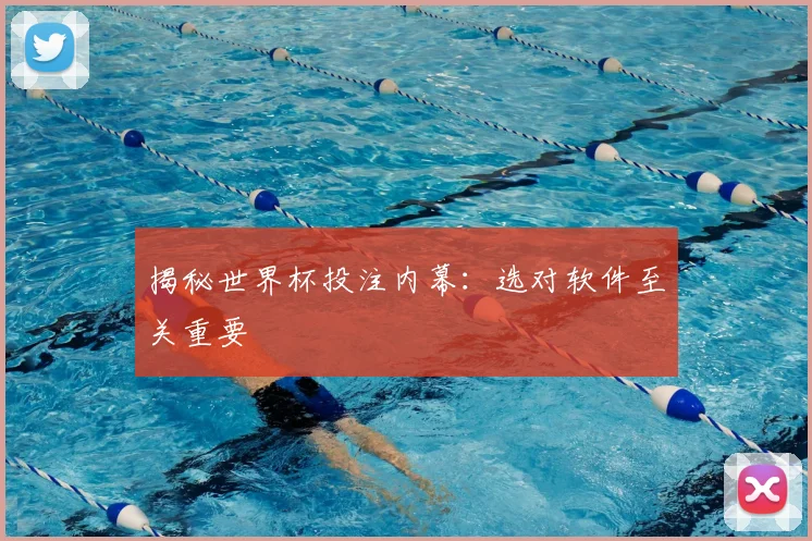 揭秘世界杯投注内幕：选对软件至关重要